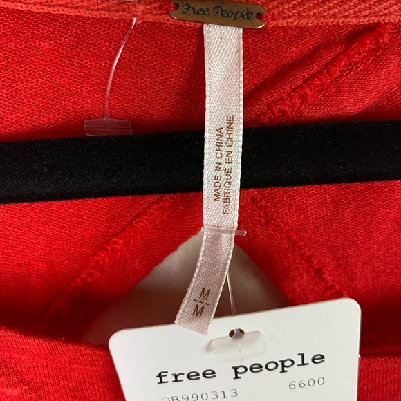 Free People Sweet Surprise Linen Blend Tee - Picture 7 of 9